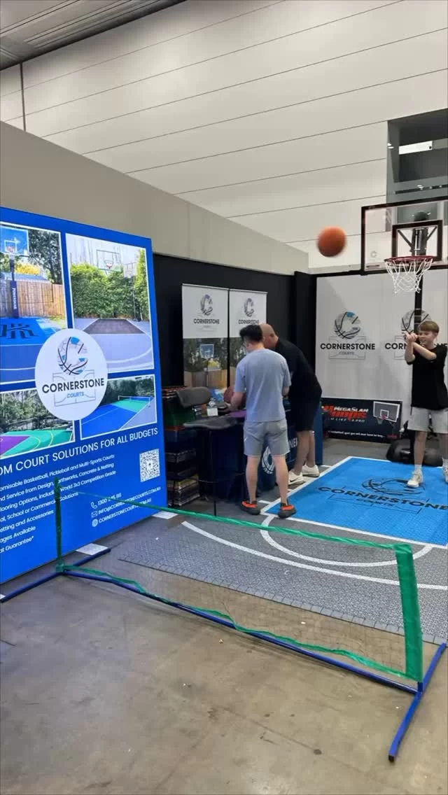 A big THANK YOU to everyone who stopped by our custom courts stand at the Home Show this weekend! 

Your energy and enthusiasm for our products was very much appreciated, we loved chatting with you about bringing your dream courts to life - whether it’s for backyard hoops, pickleball, or the ultimate multi-sport set up.

If you didn’t get the chance to swing by, no worries - reach out anytime.  We’re here to help you design a custom court to suit your needs and budget!

#customcourts #cornerstonecourts #homeshow2025
